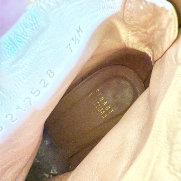 Stuart Weitzman 7.5 Rhinestone Studded Western Ankle Boots Leather Cowboy Brown - Picture 9 of 11